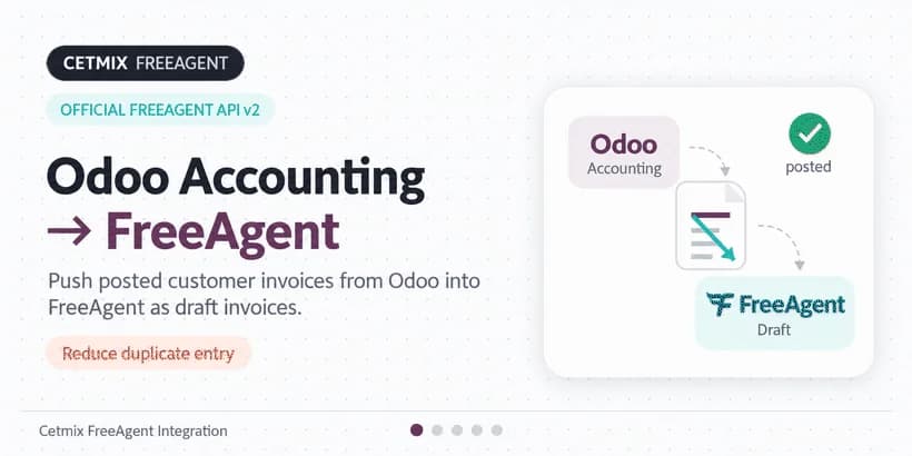 Odoo – FreeAgent Integration: Customer Invoices Without Retyping