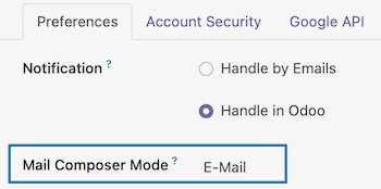 Profil utilisateur screenshot for Mail Messages Easy