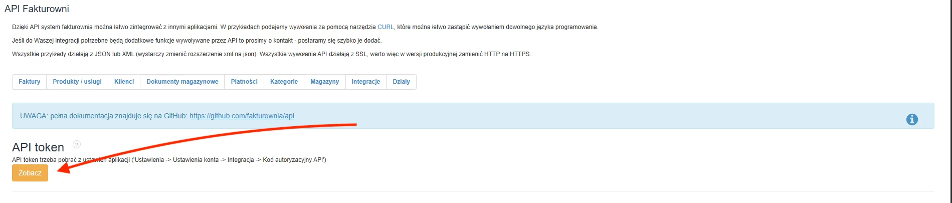 API keys